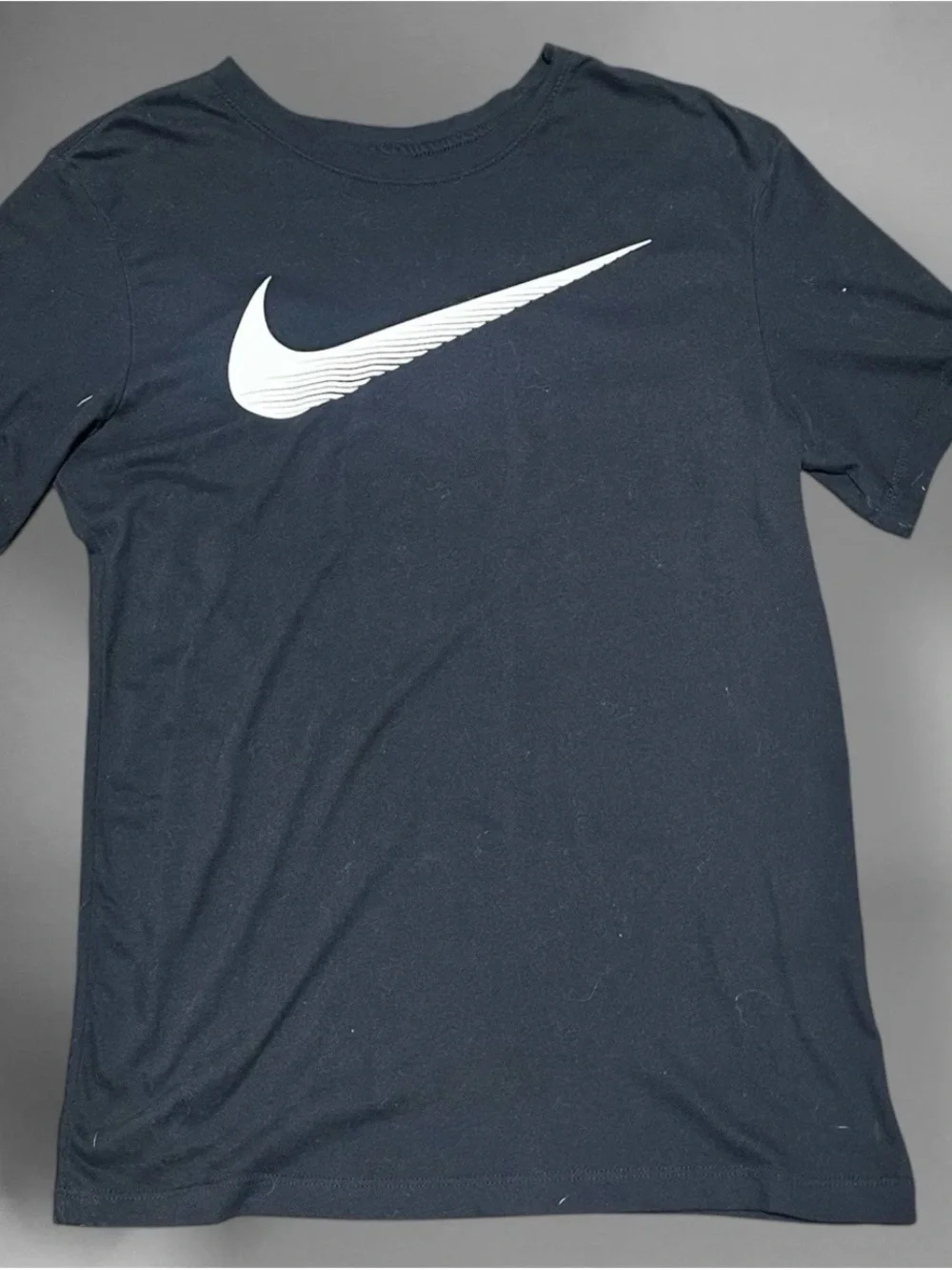 Nike Dri-FIT Swoosh Graphic Training T-Shirt Men’s Small Black
